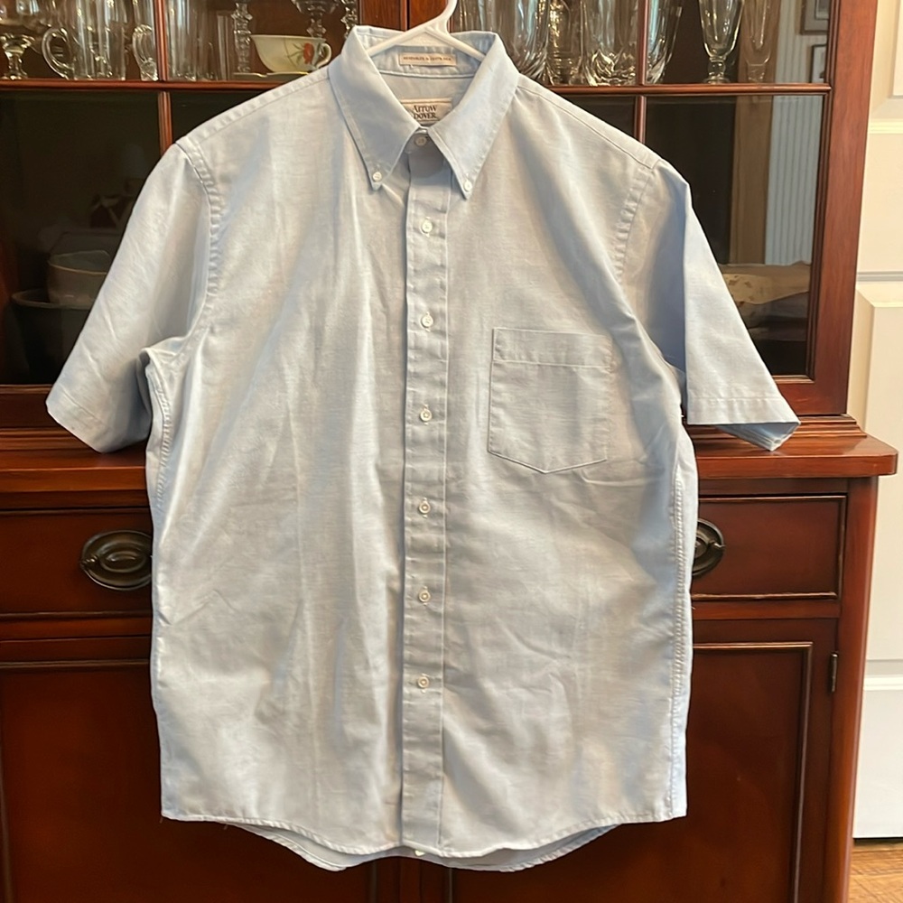 Arrow Dover Light Blue Oxford Shirt